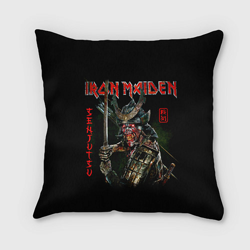 Подушка квадратная Iron Maiden, Senjutsu / 3D-принт – фото 1