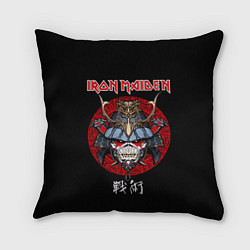 Подушка квадратная Iron Maiden, Senjutsu, цвет: 3D-принт