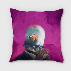 Подушка квадратная Эй Джей Академия Амбрелла cпина Z, цвет: 3D-принт