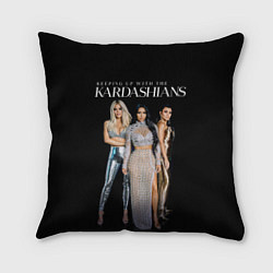 Подушка квадратная Сестры Кардашьян, цвет: 3D-принт
