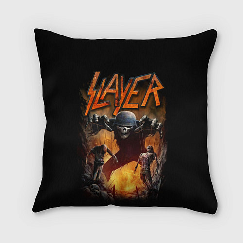 Подушка квадратная Slayer / 3D-принт – фото 1