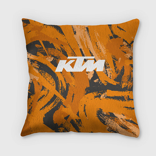 Подушка квадратная KTM КТМ Z / 3D-принт – фото 1