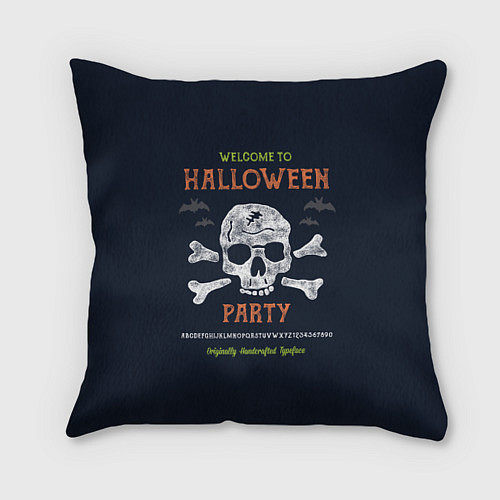 Подушка квадратная Halloween Party / 3D-принт – фото 1