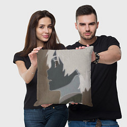 Подушка квадратная Любимый во Франксе Хиро Darling in the Franxx, цвет: 3D-принт — фото 2