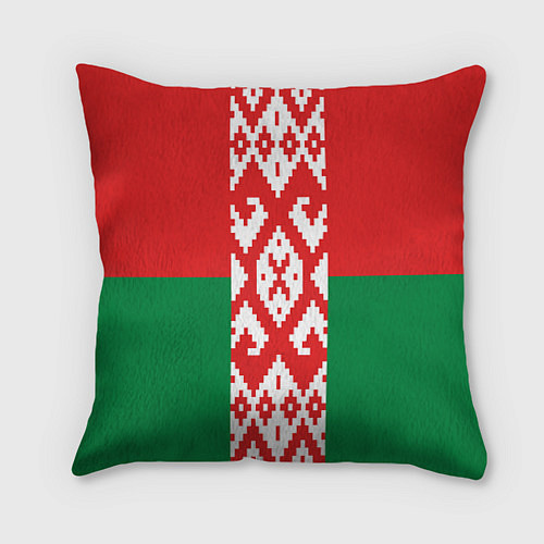 Подушка квадратная Белоруссия / 3D-принт – фото 1