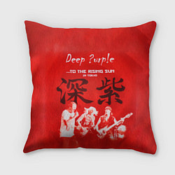 Подушка квадратная Deep Purple To The Rising Sun, цвет: 3D-принт