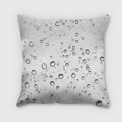 Подушка квадратная Утренний дождь / 3D-принт – фото 1
