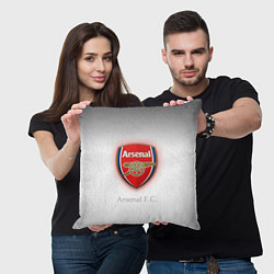 Подушка квадратная F C Arsenal, цвет: 3D-принт — фото 2