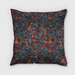 Подушка квадратная Моя магма, цвет: 3D-принт