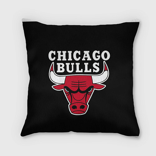 Подушка квадратная B C Chicago Bulls / 3D-принт – фото 1