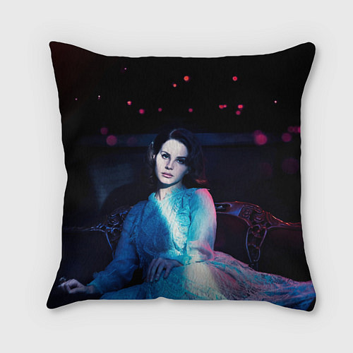 Подушка квадратная Нежная Лана / 3D-принт – фото 1