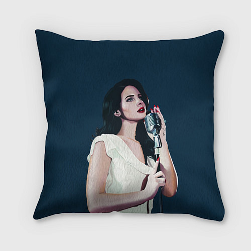 Подушка квадратная Лана с микрофоном / 3D-принт – фото 1