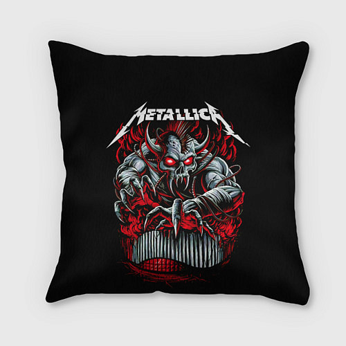 Подушка квадратная Metallica - Hardwired To Self-Destruct / 3D-принт – фото 1