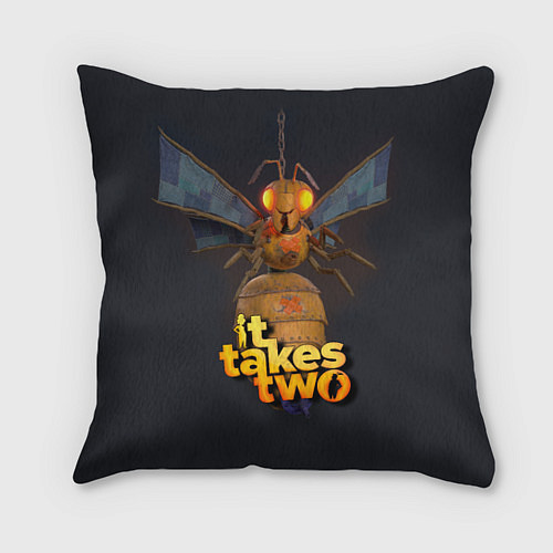 Подушка квадратная It Takes Two БОСС КОРОЛЕВА ОС / 3D-принт – фото 1