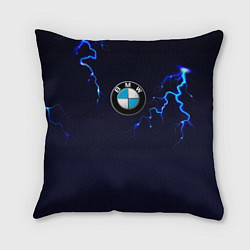 Подушка квадратная BMW разряд молнии, цвет: 3D-принт