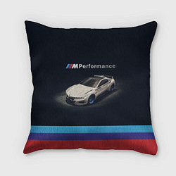 Подушка квадратная BMW CLS 3 0 PERFORMANCE, цвет: 3D-принт