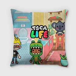 Подушка квадратная Toca Life: Crocodile