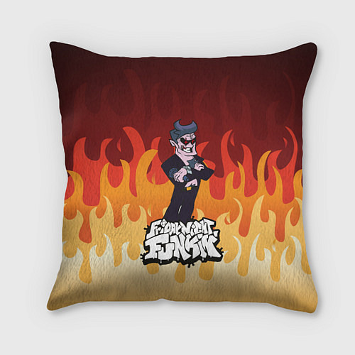 Подушка квадратная Дорогой Папочка Friday Night Funkin / 3D-принт – фото 1
