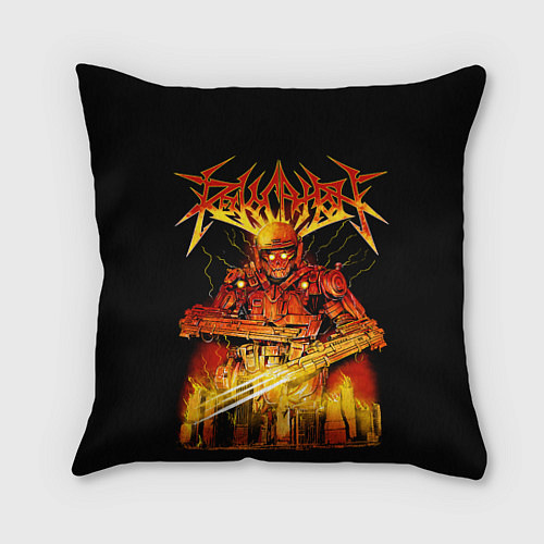 Подушка квадратная Revocation / 3D-принт – фото 1