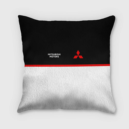 Подушка квадратная Mitsubushi Два цвета / 3D-принт – фото 1