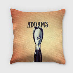 Подушка квадратная Уэнздэй Аддамс!, цвет: 3D-принт