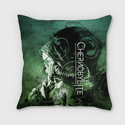 Подушка квадратная Chernobylite Чернобылит игра, цвет: 3D-принт