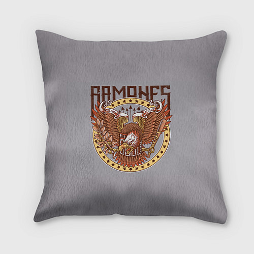 Подушка квадратная Ramones Eagle / 3D-принт – фото 1