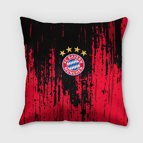 Подушка квадратная Bayern Munchen: Бавария / 3D-принт – фото 1
