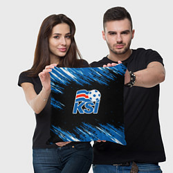 Подушка квадратная KSI ICELAND - сборная, цвет: 3D-принт — фото 2