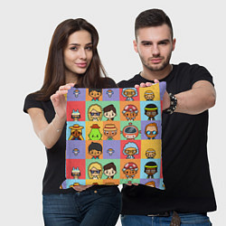 Подушка квадратная TOCA BOCA WORLD HERO, цвет: 3D-принт — фото 2