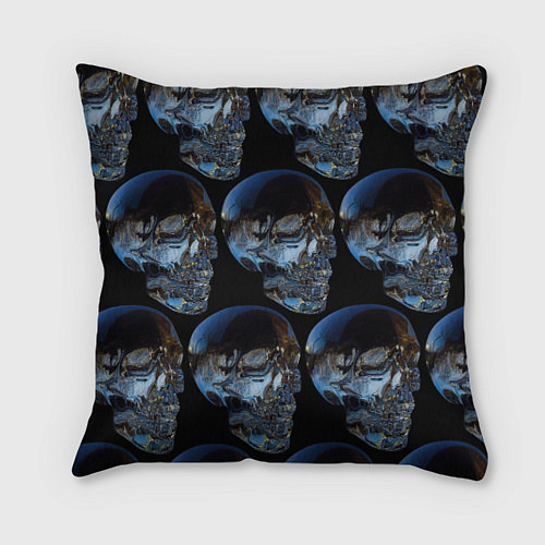 Подушка квадратная Vanguard skull pattern 2022 / 3D-принт – фото 1