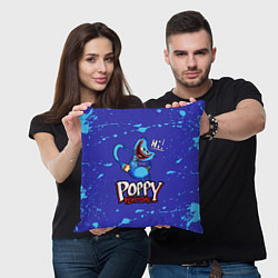 Подушка квадратная Poppy Playtime, цвет: 3D-принт — фото 2
