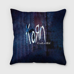 Подушка квадратная Collected - Korn, цвет: 3D-принт