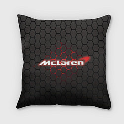 Подушка квадратная McLaren carbon theme, цвет: 3D-принт