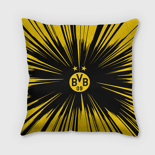 Подушка квадратная Borussia Dortmund Crush Theme / 3D-принт – фото 1