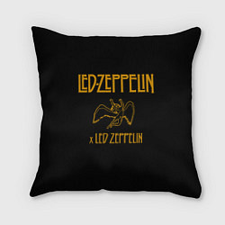 Подушка квадратная Led Zeppelin x Led Zeppelin, цвет: 3D-принт