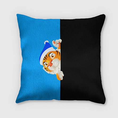 Подушка квадратная Новый год 2022 тигр / 3D-принт – фото 1