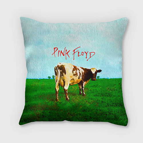 Подушка квадратная Atom Heart Mother - Pink Floyd / 3D-принт – фото 1