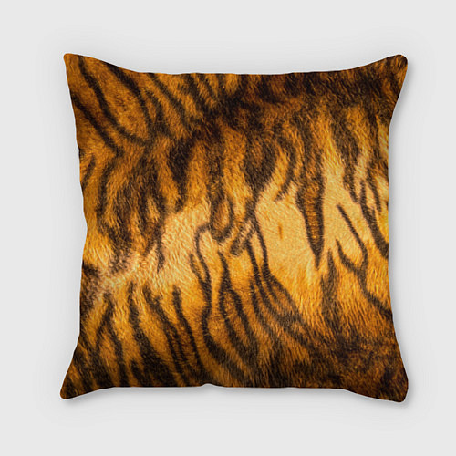 Подушка квадратная Шкура тигра 2022 / 3D-принт – фото 1