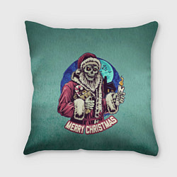 Подушка квадратная Zombie Санта, цвет: 3D-принт