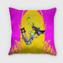 Подушка квадратная Летящая Джинкс, цвет: 3D-принт