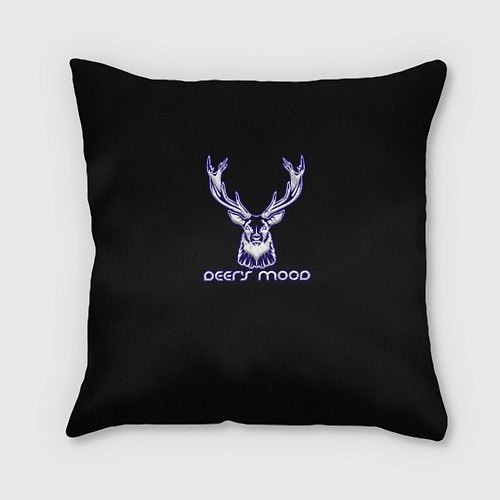 Подушка квадратная Deers mood / 3D-принт – фото 1