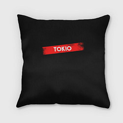 Подушка квадратная TOKIO БУМАЖНЫЙ ДОМ, цвет: 3D-принт