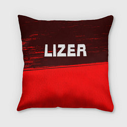 Подушка квадратная Lizer - Краска, цвет: 3D-принт