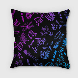Подушка квадратная Токийские мстители паттерн градиент, цвет: 3D-принт