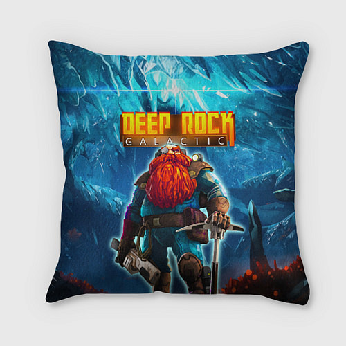 Подушка квадратная Deep Rock Galactic Scout / 3D-принт – фото 1