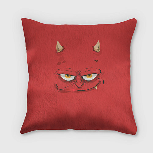 Подушка квадратная Дьявол носит красный / 3D-принт – фото 1