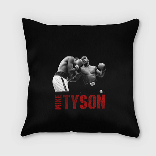 Подушка квадратная Майк Тайсон Mike Tyson / 3D-принт – фото 1