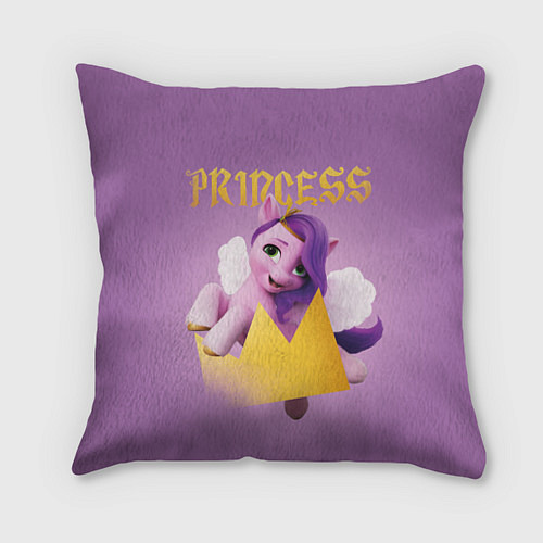 Подушка квадратная Princess Pipp Petals / 3D-принт – фото 1