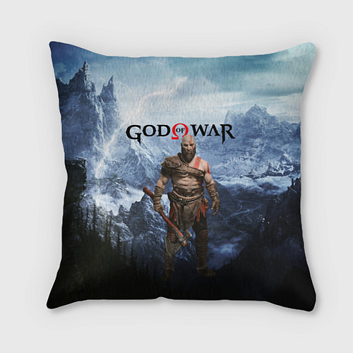 Подушка квадратная Великий God of War Z / 3D-принт – фото 1